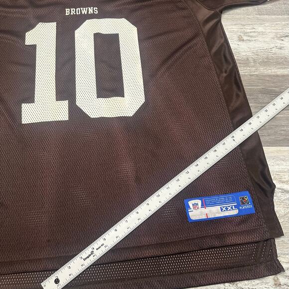 Reebok NFL Cleveland Browns Brady Quinn #10 Mens 2XL Signed Mesh Football Jersey - Picture 8 of 12